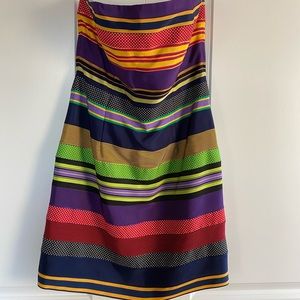 J. McLaughlin strapless ribbon dress. Great holiday dress!